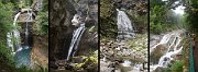 Míjíme mnoho vodopádů (zleva: Cascada de Arripas, Cascada del Estrecho, Cascada Cola de Caballo a Cascada de los Abetos).