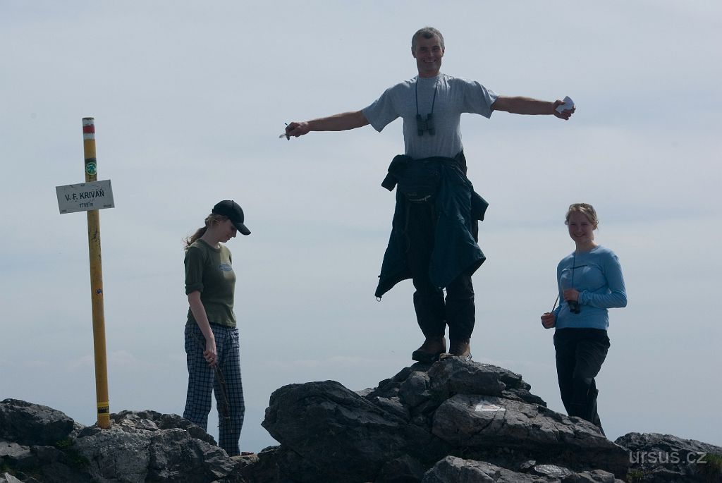IMGP9165.jpg - Vrcholovka na Velkém Kriváni fatranském.