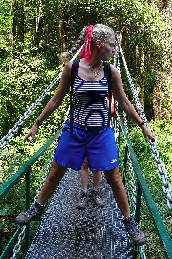 P1020433.JPG - Cestou přecházíme 2 visuté mosty.