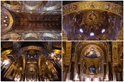 Šperkem na architektuře normanské kultury je kaple Cappella Palatina v Královském paláci. Normanskou stavbu doplnili nejzručnější umělci Byzance nádhernými mozaikami a zářnost kaple posílili arabští mistři nevšední intarzí stropu kombinací ebenového dřeva, slonoviny a sintru, tedy krápníků!