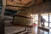 Ve druhém patře muzea se nachází expozice věnovaná kyrgyzské národní historii. Tady se mi volněji dýše.