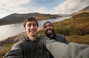 Při cestě přes hory míjíme přehradu Loch Cluanie, která na nás naopak neobyčejně zapůsobila. : Skotsko, Skye