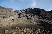 Přicházíme k cíli naší cesty, horskému jezeru Loch Brittle. No řekněte, nejsou to Vysoké Tatry? : Skotsko, Skye