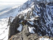 Hřeben je to poměrně ostrý, snažili jsme se jít poctivě a moc neuhýbat:)