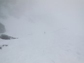 Sestup ze sedla - vracíme se na chatu, dnešní plán splněn.