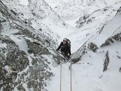 Kurňa já tam lezl s malou dušičkou a sevřenými půlkami a Jeňa ještě rozdává úsměvy do foťáku, jak to ten kluk dělá?:)